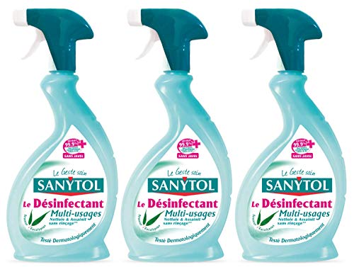 33631200 - dsinfectant - Sanytol Multi-Purpose Spray - 500ml - Pack of 3