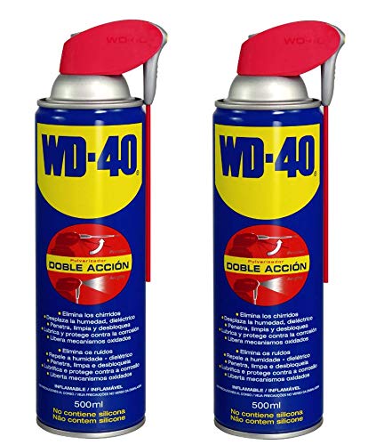 WD-40 WD40 Lot de 2 lubrifiants double action 500 ml