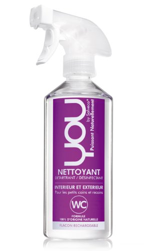 YOU - Spray Détartrant Désinfectant WC - 500 ml - Lot de 4
