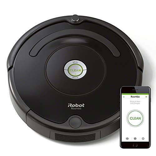 iRobot Roomba 671, Aspirateur Robot pour Tapis et Sols Durs, Capteurs de Poussière Dirt Detect, Système de Nettoyage en 3 Étapes, Connecté en WiFi et Programmable via Application